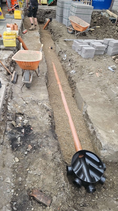 Drainage and groundworks by Complete Construction NE Limited
